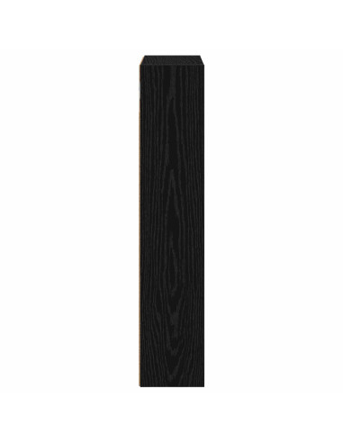 Armadio da bagno a muro Rovere Nero 40 x 14 x 70 cm