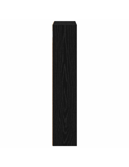 Armadio da bagno a muro Rovere Nero 40 x 14 x 70 cm