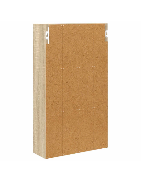 Armadio da bagno a muro Rovere Sonoma 40 x 14 x 70 cm