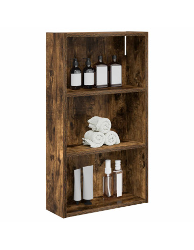 Armadio da bagno a muro Quercia Affumicata 40 x 14 x 70 cm