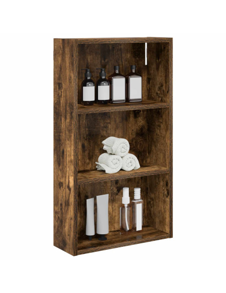 Armadio da bagno a muro Quercia Affumicata 40 x 14 x 70 cm