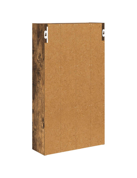 Armadio da bagno a muro Quercia Affumicata 40 x 14 x 70 cm