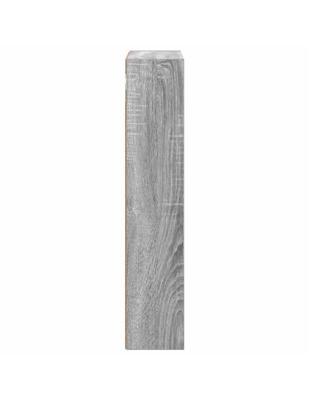 Armadio da bagno a muro Sonoma grigia 40 x 14 x 70 cm