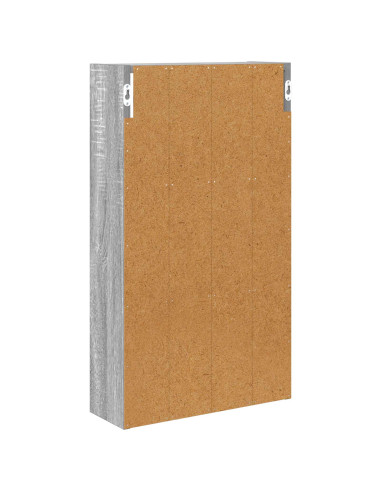 Armadio da bagno a muro Sonoma grigia 40 x 14 x 70 cm