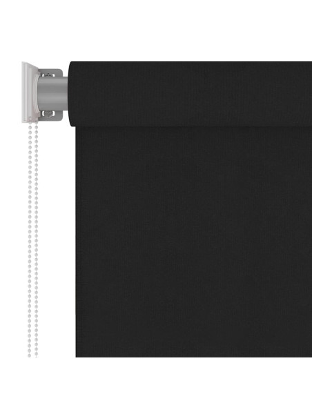 Tenda a Rullo per Esterni 100x140 cm Nera