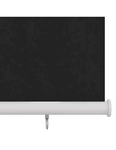 Tenda a Rullo per Esterni 120x230 cm Nera
