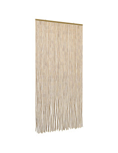 Tenda per Porta Antinsetti multicolore 100 x 200 cm Bambù 2