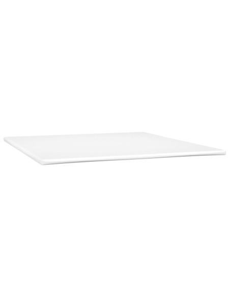 Giroletto a Molle con Materasso Crema 180x200 cm in Similpelle