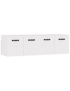 Mobili Parete 2 pz Bianco 80x35x36,5 cm in Legno Multistrato 2