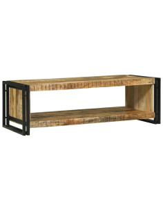 Tavolino da salotto 120 x 50 x 38 cm Legno di mango massello 2