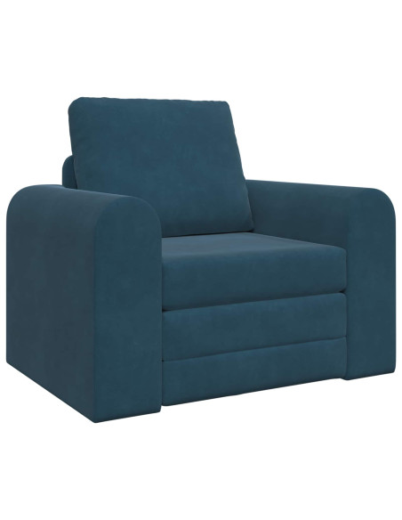 Divano letto Blu 98 x 71 x 83 cm Velluto