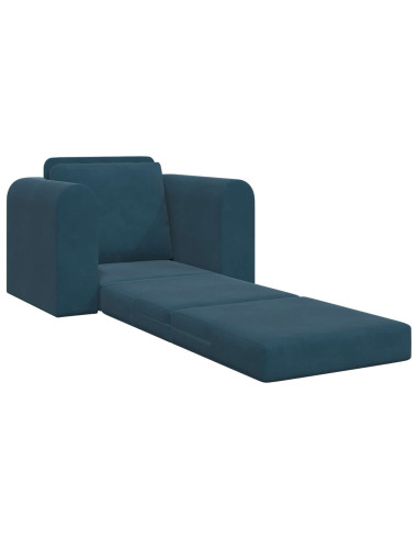 Divano letto Blu 98 x 71 x 83 cm Velluto