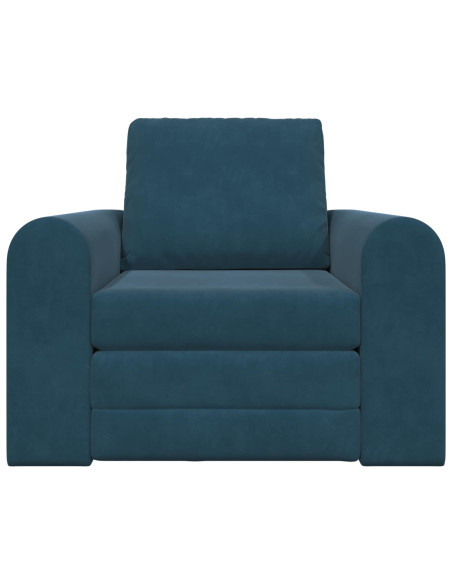 Divano letto Blu 98 x 71 x 83 cm Velluto