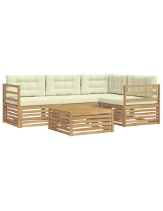 Set di divani da esterno 6 pcs 2