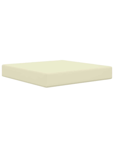 Cuscino per divano da esterno 3 pcs Crema Poliestere