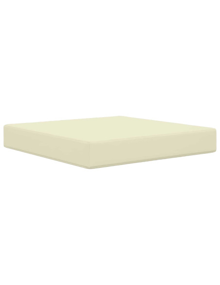 Cuscino per divano da esterno 3 pcs Crema Poliestere