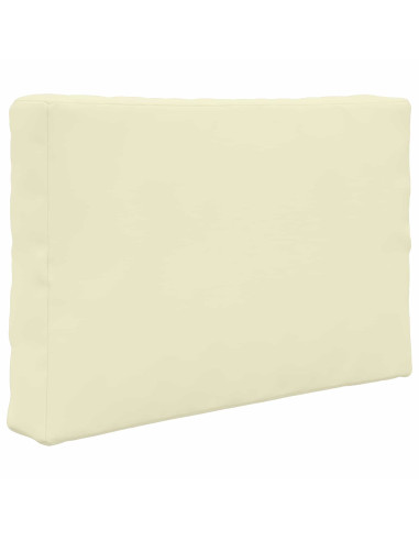 Cuscino per divano da esterno 3 pcs Crema Poliestere