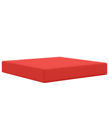 Cuscino per divano da esterno 3 pcs Rosso Poliestere