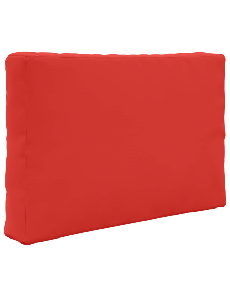 Cuscino per divano da esterno 3 pcs Rosso Poliestere