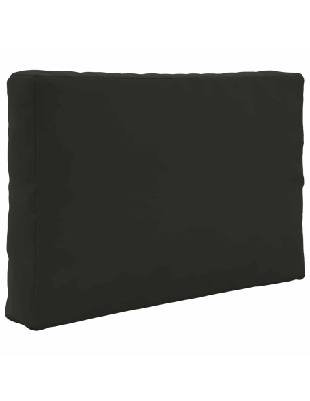 Cuscino per divano da esterno 3 pcs Nero Poliestere