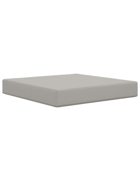 Cuscino per divano da esterno 3 pcs Grigio Poliestere