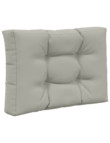 Cuscino per divano da esterno 3 pcs Grigio Poliestere