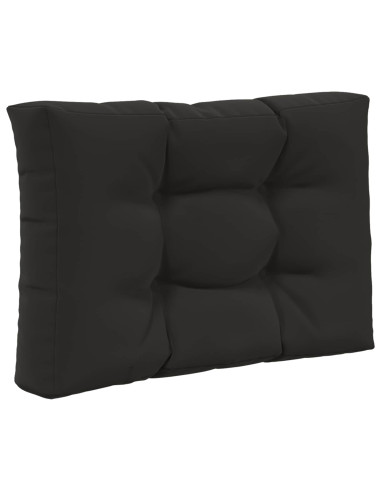 Cuscino per divano da esterno 3 pcs Nero Poliestere