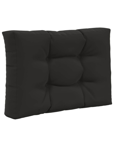 Cuscino per divano da esterno 3 pcs Nero Poliestere