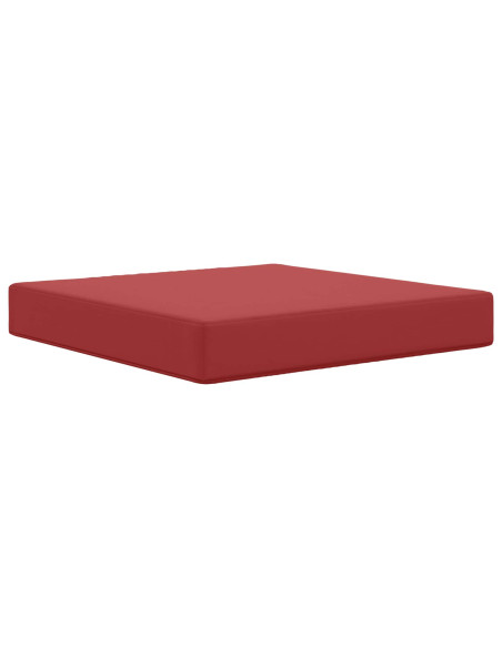 Cuscino per divano da esterno 3 pcs Rosso vino Poliestere