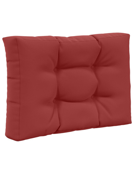 Cuscino per divano da esterno 3 pcs Rosso vino Poliestere
