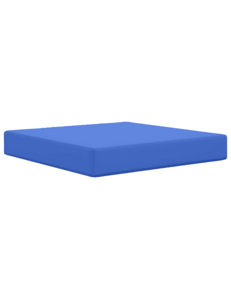 Cuscino per divano da esterno 3 pcs Blu Reale Poliestere