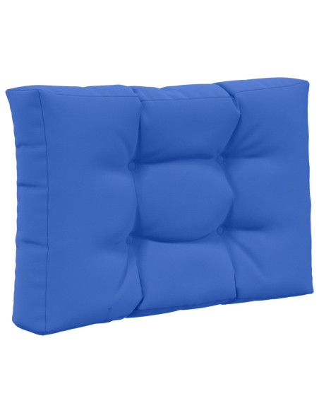 Cuscino per divano da esterno 3 pcs Blu Reale Poliestere