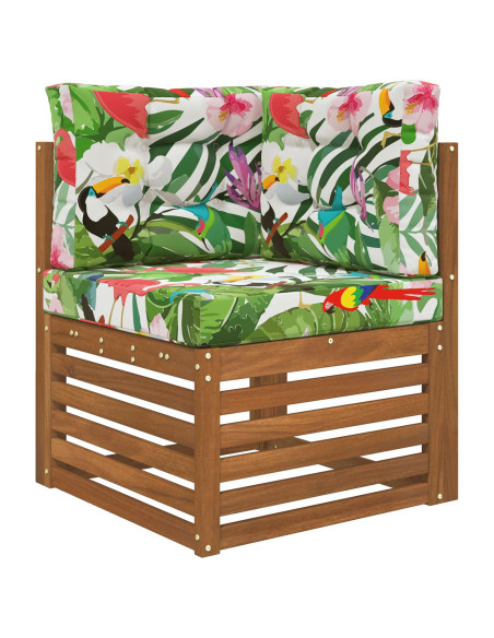 Cuscino per divano da esterno 3 pcs colorato Poliestere