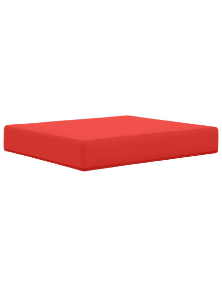 Cuscino per divano da esterno 2 pcs Rosso Poliestere