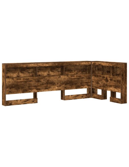 Testata contenitore Rovere fumé 90 cm Legno multistrato