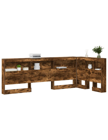 Testata contenitore Rovere fumé 90 cm Legno multistrato