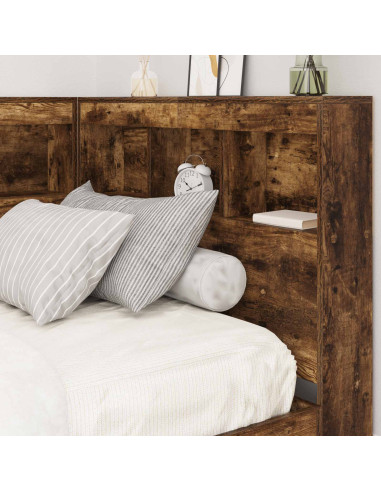 Testata contenitore Rovere fumé 90 cm Legno multistrato