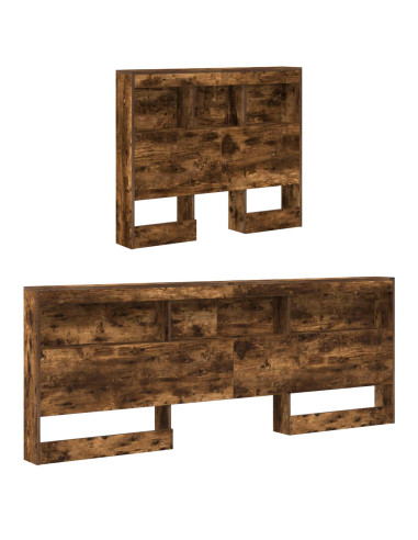 Testata contenitore Rovere fumé 90 cm Legno multistrato