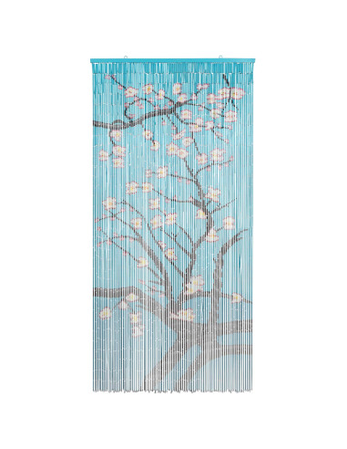 Tenda per Porta Antinsetti multicolore 200 x 100 cm Bambù