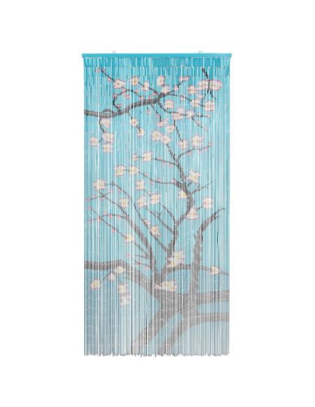 Tenda per Porta Antinsetti multicolore 200 x 100 cm Bambù