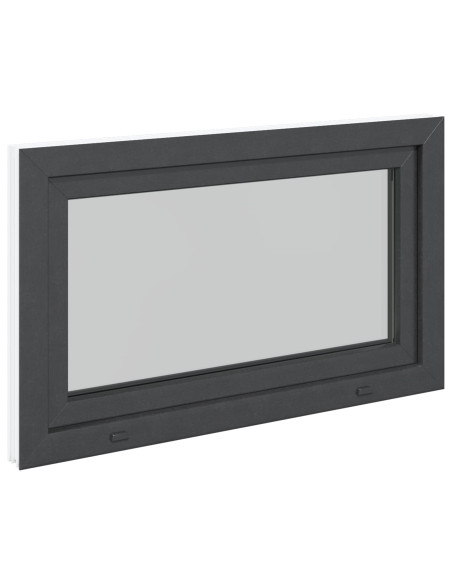 Finestra per Soffitta RISOR Antracite 100 x 60 cm PVC e Vetro