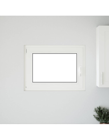 Finestra per Soffitta RISOR Bianco 80 x 70 cm PVC e Vetro