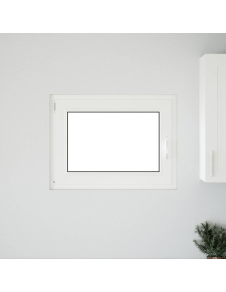 Finestra per Soffitta RISOR Bianco 80 x 70 cm PVC e Vetro
