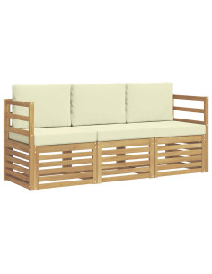 Set divani Legno di Acacia Massello 2