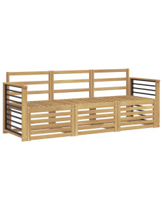 Set divani Legno di Acacia Massello 2