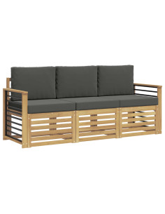Set divani Legno di Acacia Massello 2