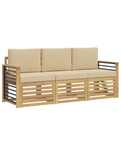 Set divani Legno di Acacia Massello 2