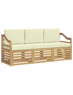 Set divani Legno di Acacia Massello 2