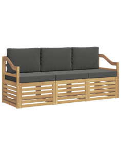 Set divani Legno di Acacia Massello 2