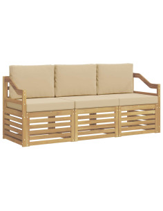 Set divani Legno di Acacia Massello 2